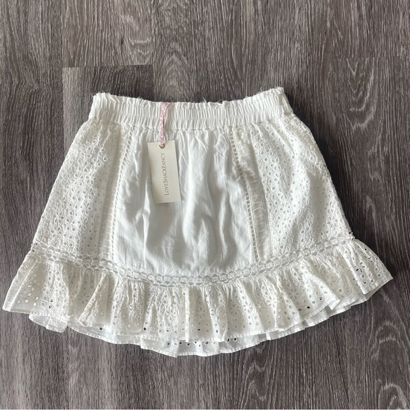 NWT LoveShackFancy Baydar White Skirt - Picture 7 of 12